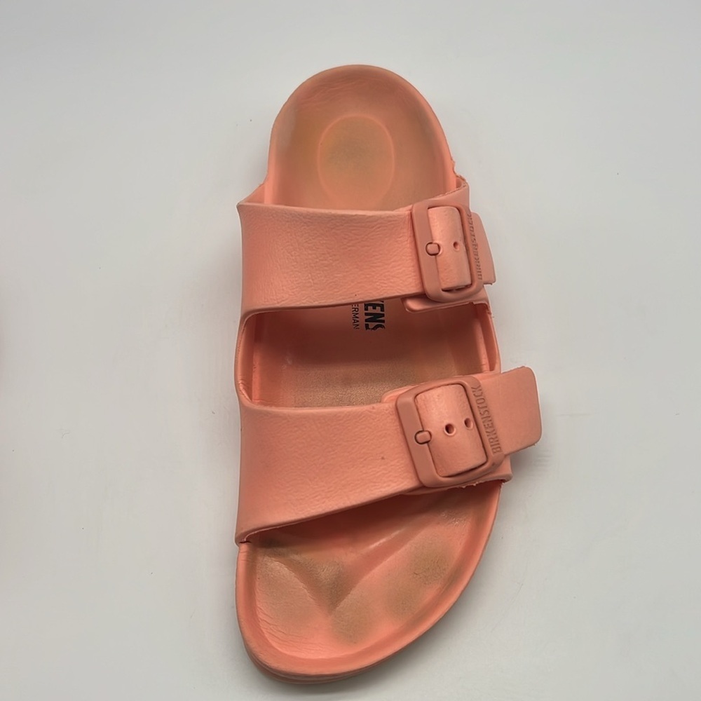 Birkenstock - Arizona Eva 2 Buckle Lightweight Coral Peach Slip On Sandal SZ 8 - Picture 9 of 15